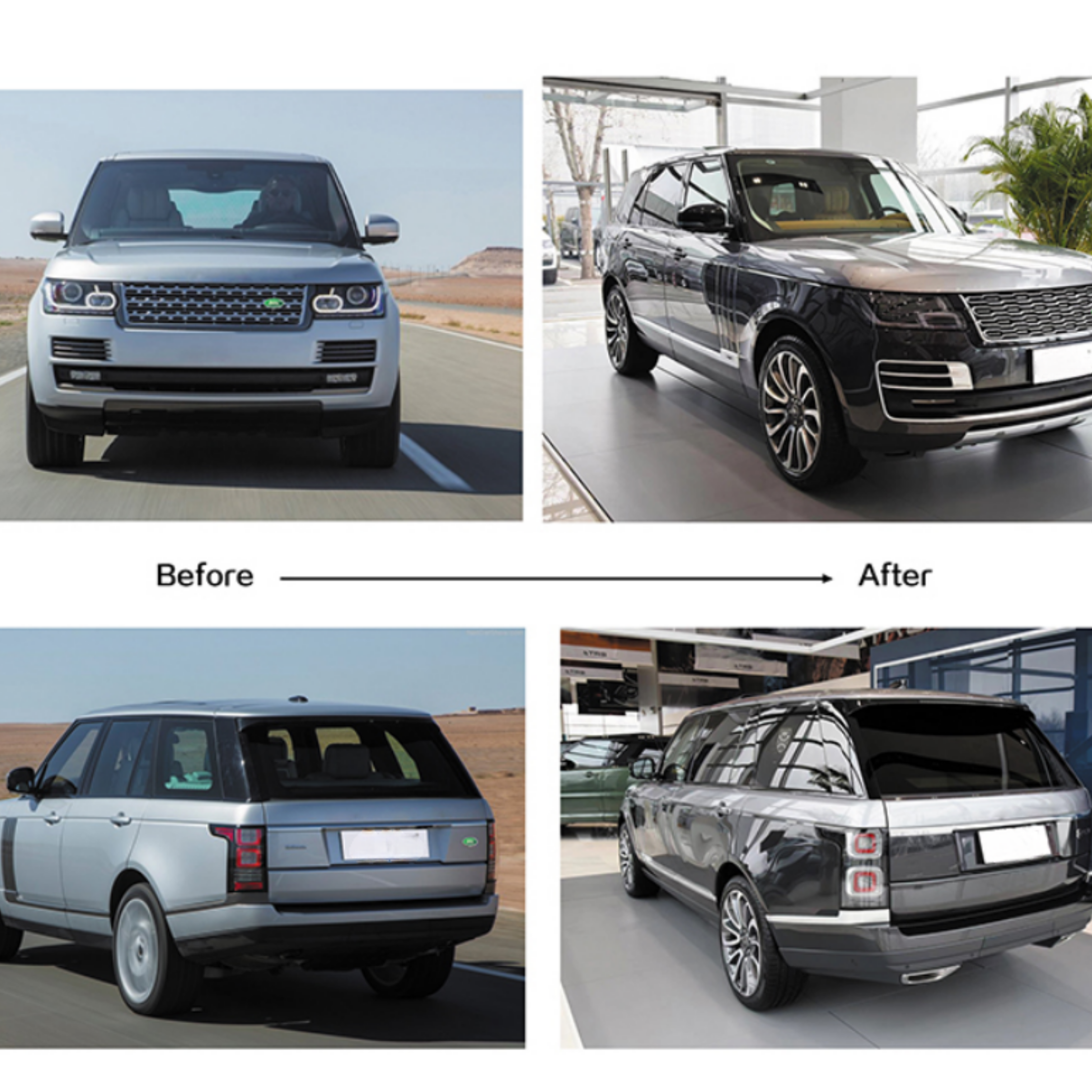 UMPARTS SVA Body Kit Upgrade for Range Rover Vogue L405 (2013–2017 to 2020–2022) – Full Conversion Kit with Bumpers, Grille, Headlights & Hood