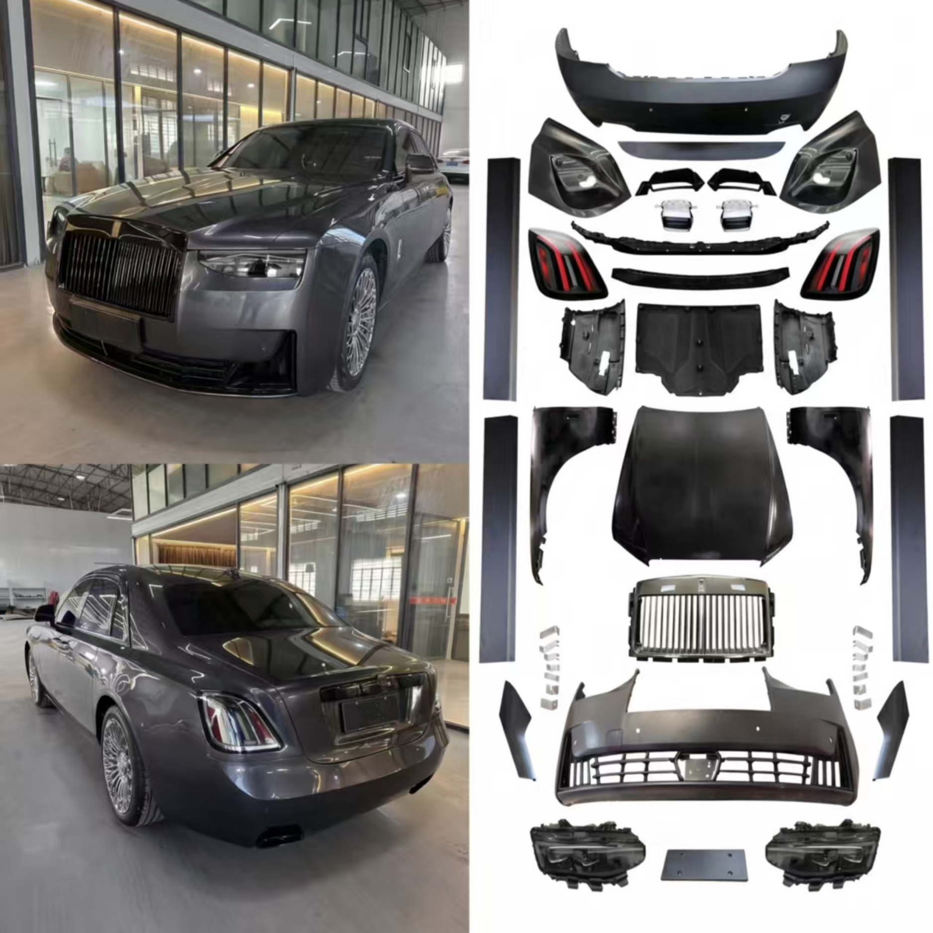 Rolls Royce Ghost Series 1 (2010–2014) to 2025 Ghost Style Conversion Body Kit – Full Front Upgrade Set