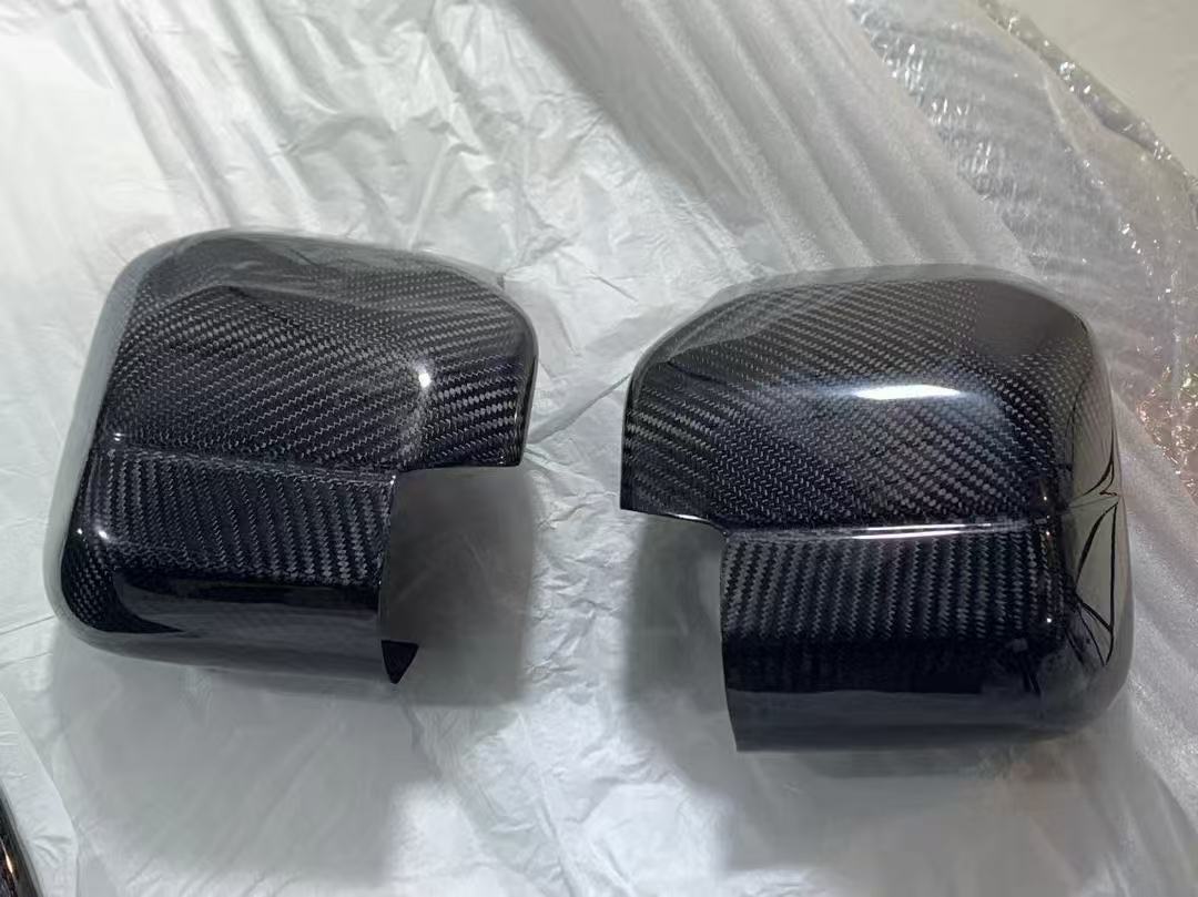 Dry Carbon Fiber Mirror Covers for Land Rover Defender (2020-2026)  Side Mirror Cap Protection Upgrade