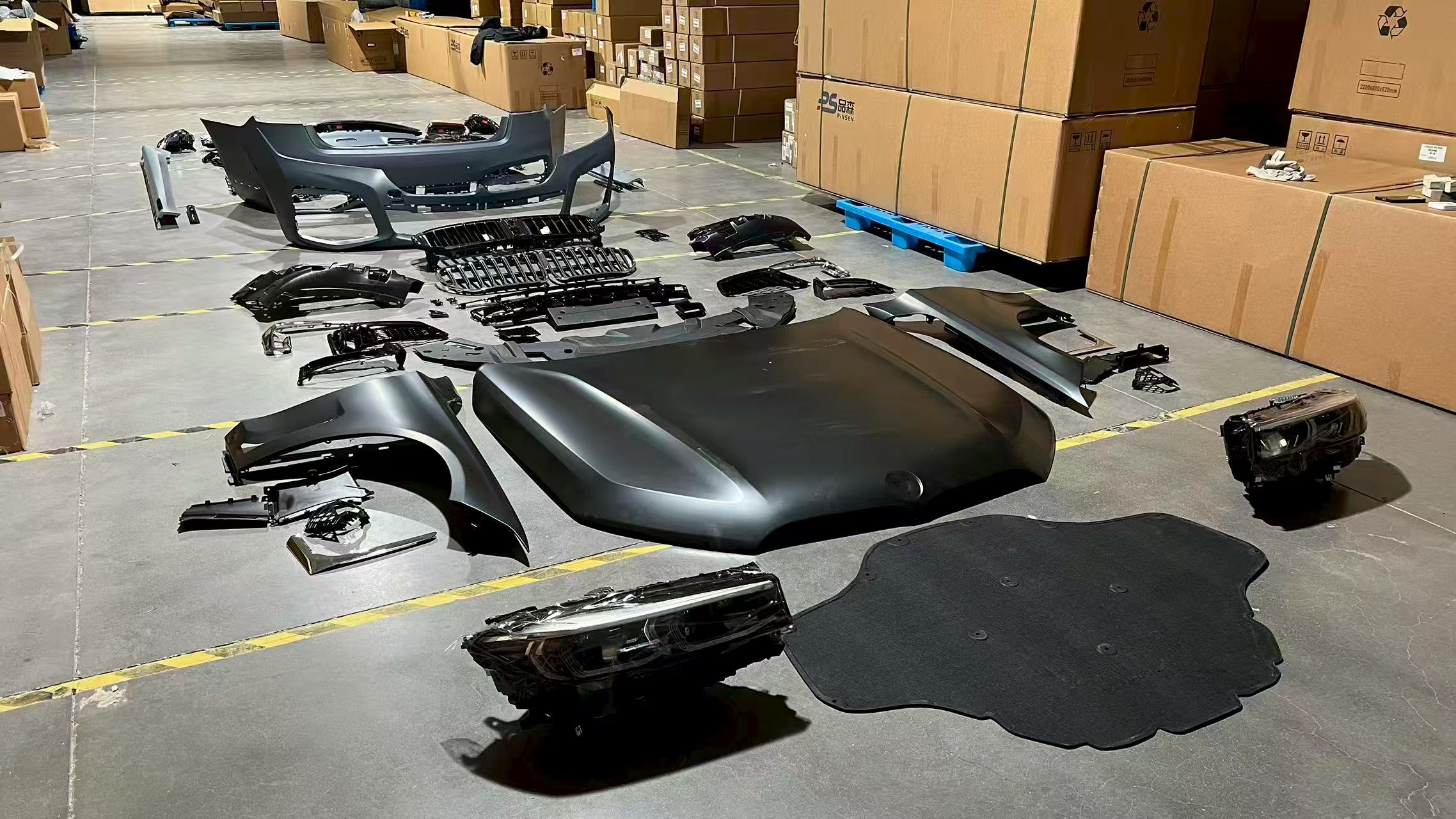BMW G11 G12 7 Series Pre-LCI to LCI Full Conversion Body Kit (2016-2018 → 2019-2022 Facelift Upgrade)