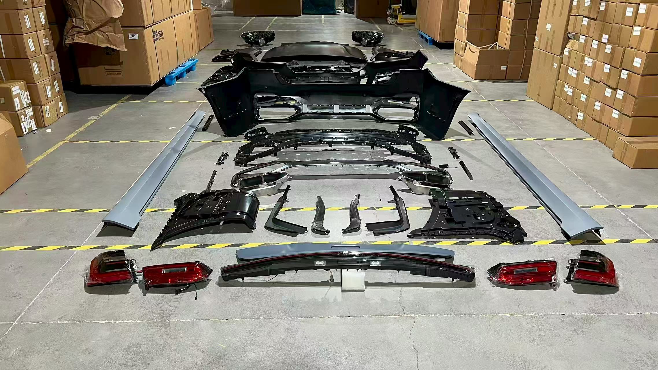 BMW G11 G12 7 Series Pre-LCI to LCI Full Conversion Body Kit (2016-2018 → 2019-2022 Facelift Upgrade)