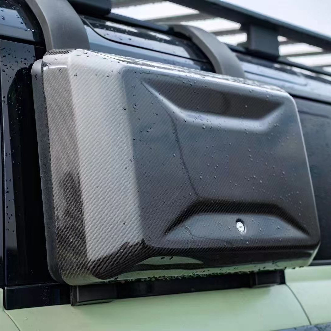 UMPARTS Dry Carbon Fiber Side Storage Box for Land Rover Defender 90 / 110 / 130 (2020+)