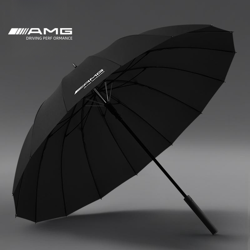 Mercedes-Benz Luxury Automatic Umbrella  12-Rib Windproof Large Folding Umbrella