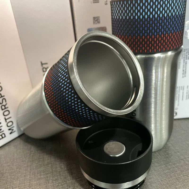 BMW M Series Thermos Cup  Stainless Steel 304 Anti-Drop Insulated Water Bottle (Motorsport Style)