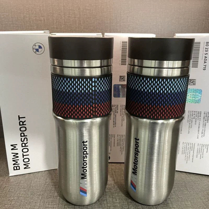 BMW M Series Thermos Cup  Stainless Steel 304 Anti-Drop Insulated Water Bottle (Motorsport Style)