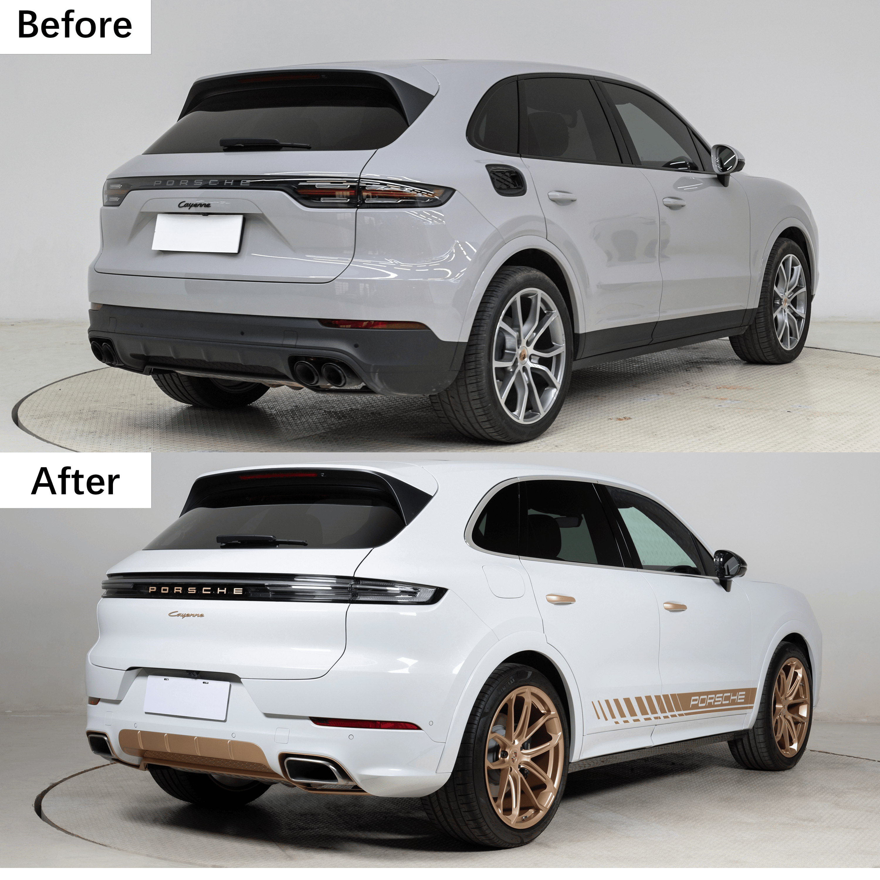 Cayenne 9Y0.1 (2018–2023) to 9Y0.2 SUV GTS (2024–2025) Style Body Kit – Full Conversion Upgrade | UMPARTS