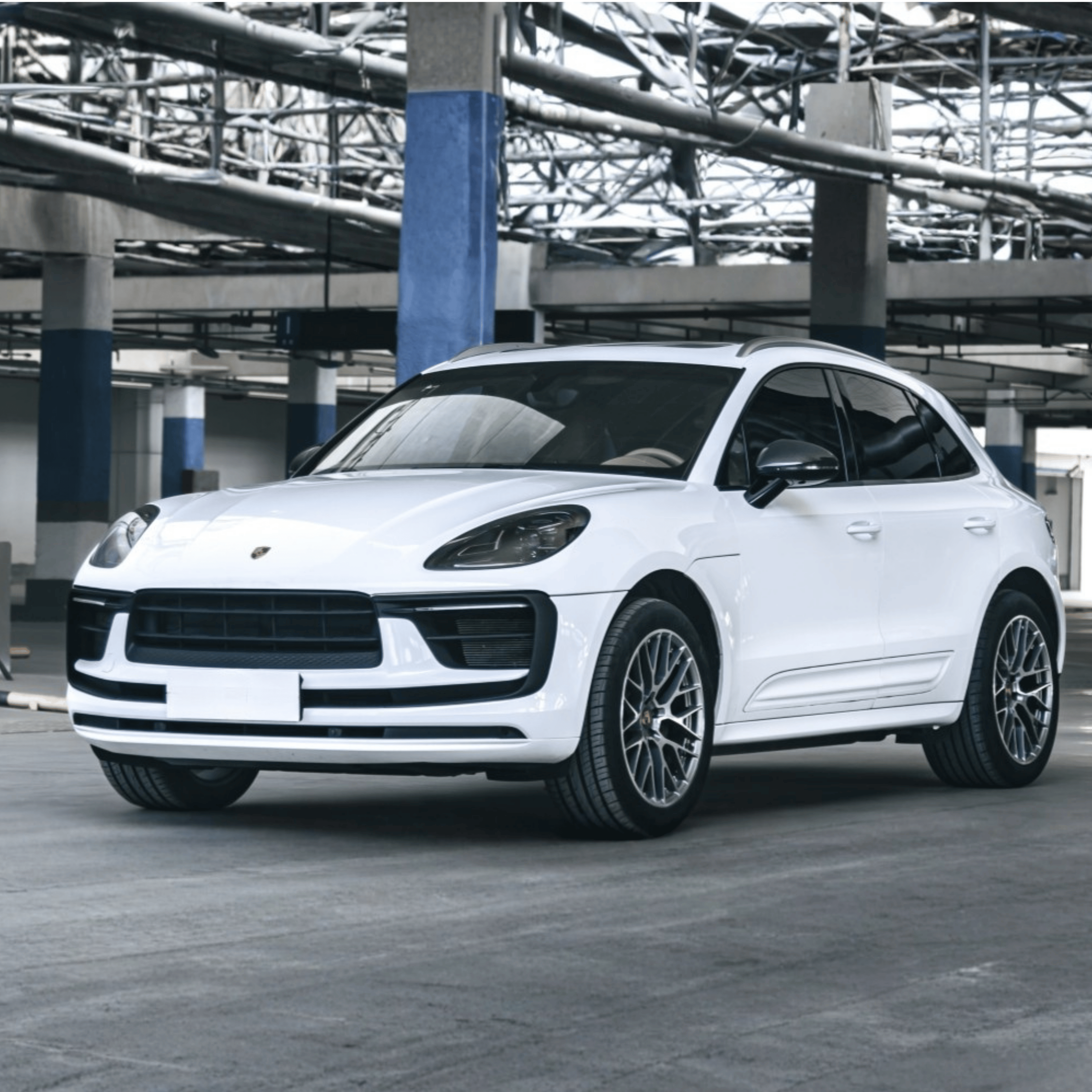 Compatible with Porsche Macan 95B (2014-2023) Upgrade to 95B.3 OE Style Front Bumper Kit with DRL
