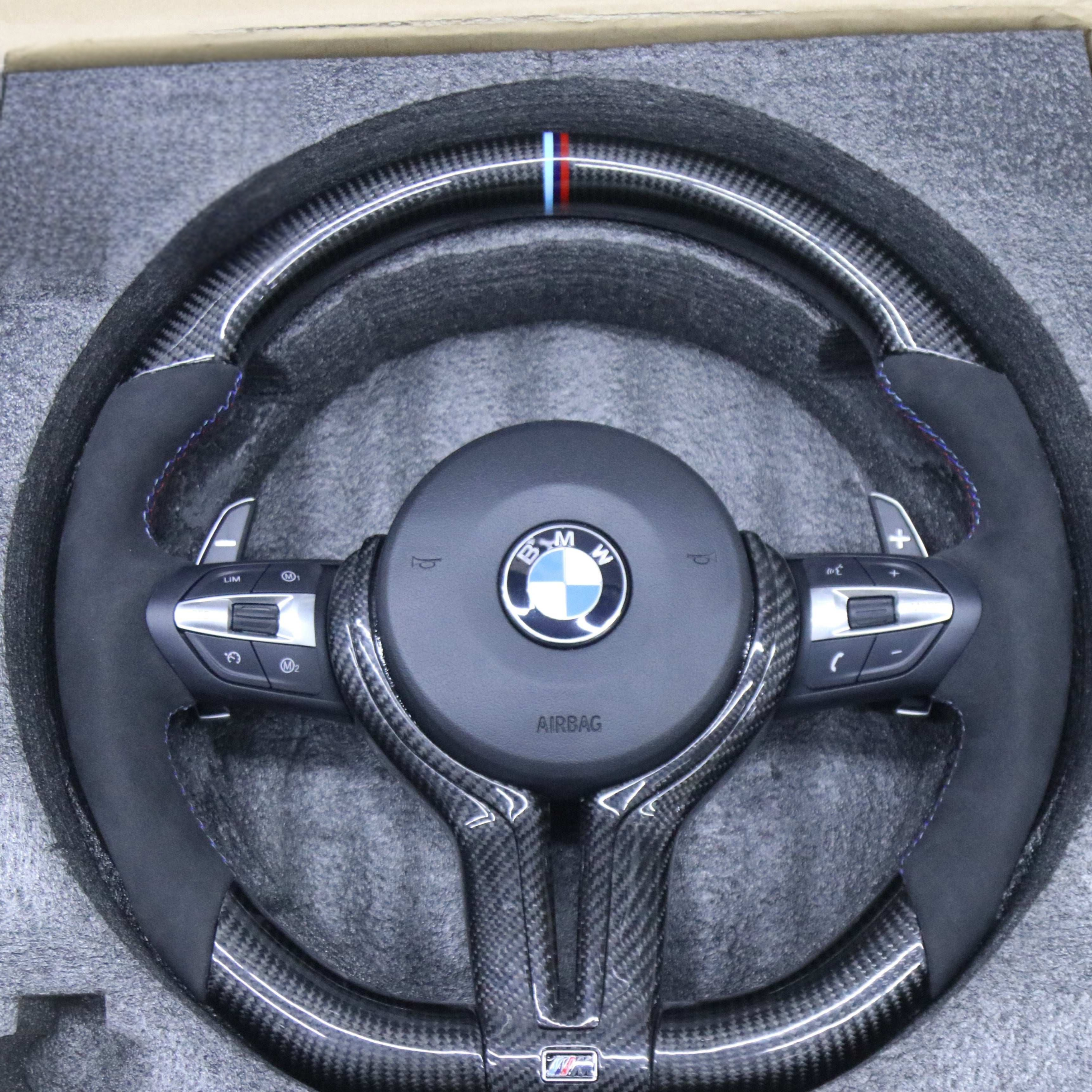Alcantara with Carbon Fiber Steering Wheel for BMW F Series