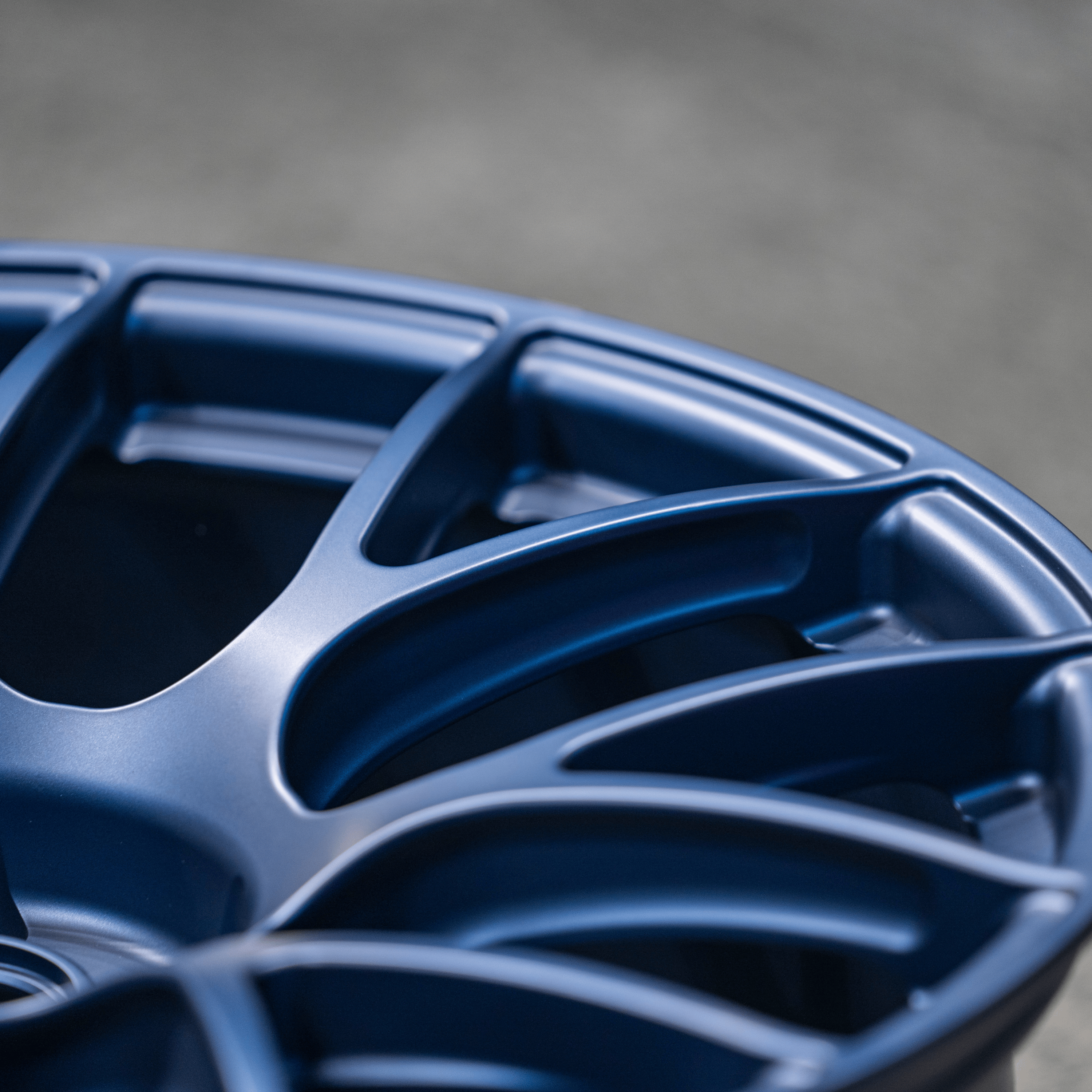 Custom Forged Multi-Spoke Wheels – Matte Blue 6061-T6 Aluminum Performance Rims (Luxury Fitment)