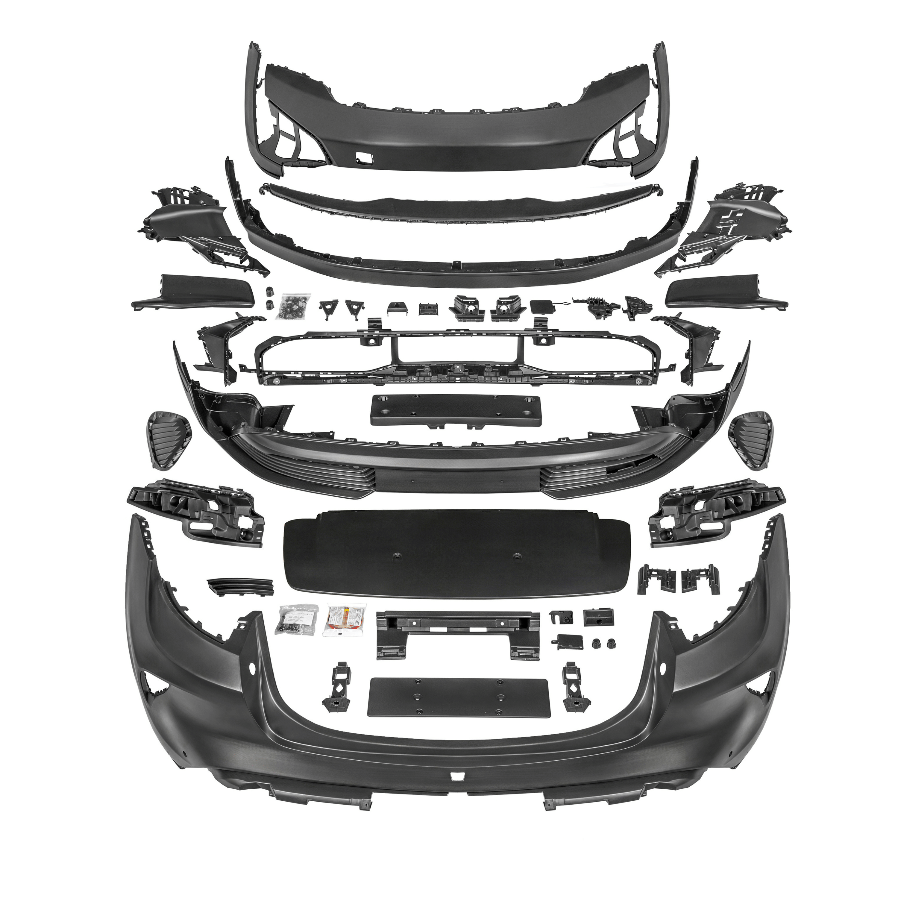 Compatible with Porsche Taycan 9J1.1 Upgrade to 9J1.2 Turbo GT Style Body Kit