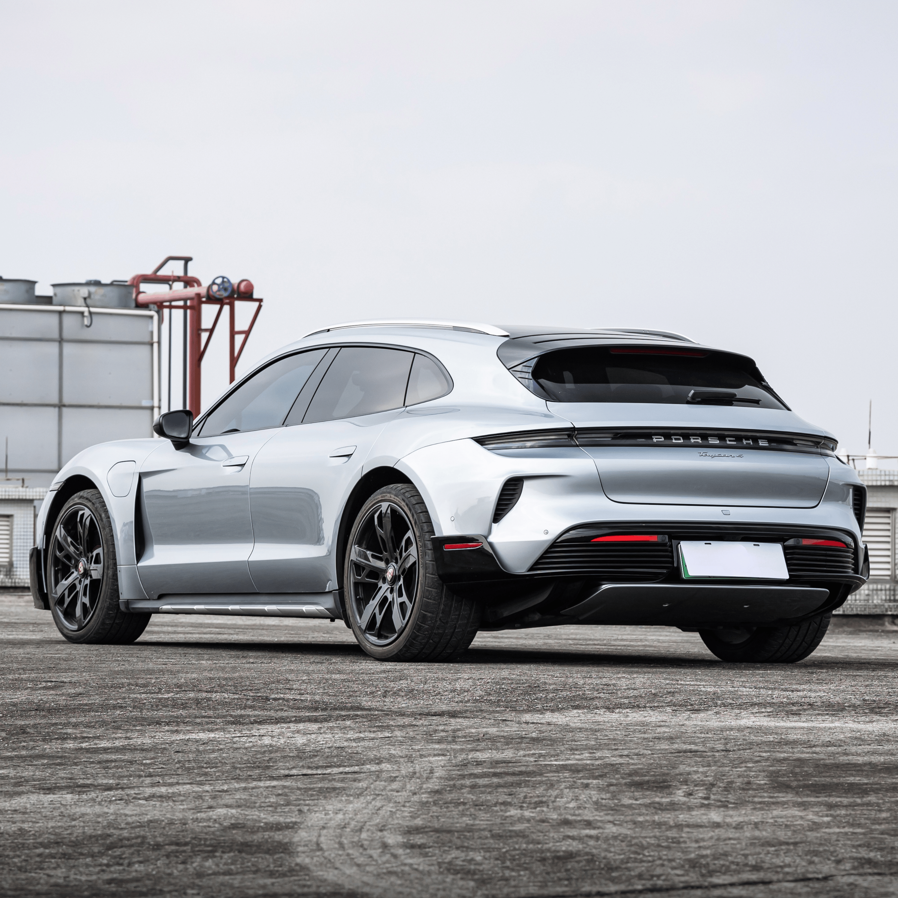 Compatible with Porsche Taycan 9J1.1 Upgrade to 9J1.2 Turbo GT Style Body Kit